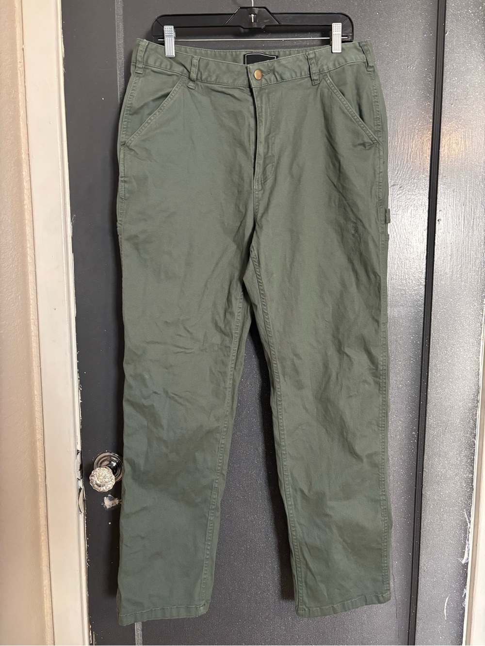Lost Men's Olive Carpenter Pants